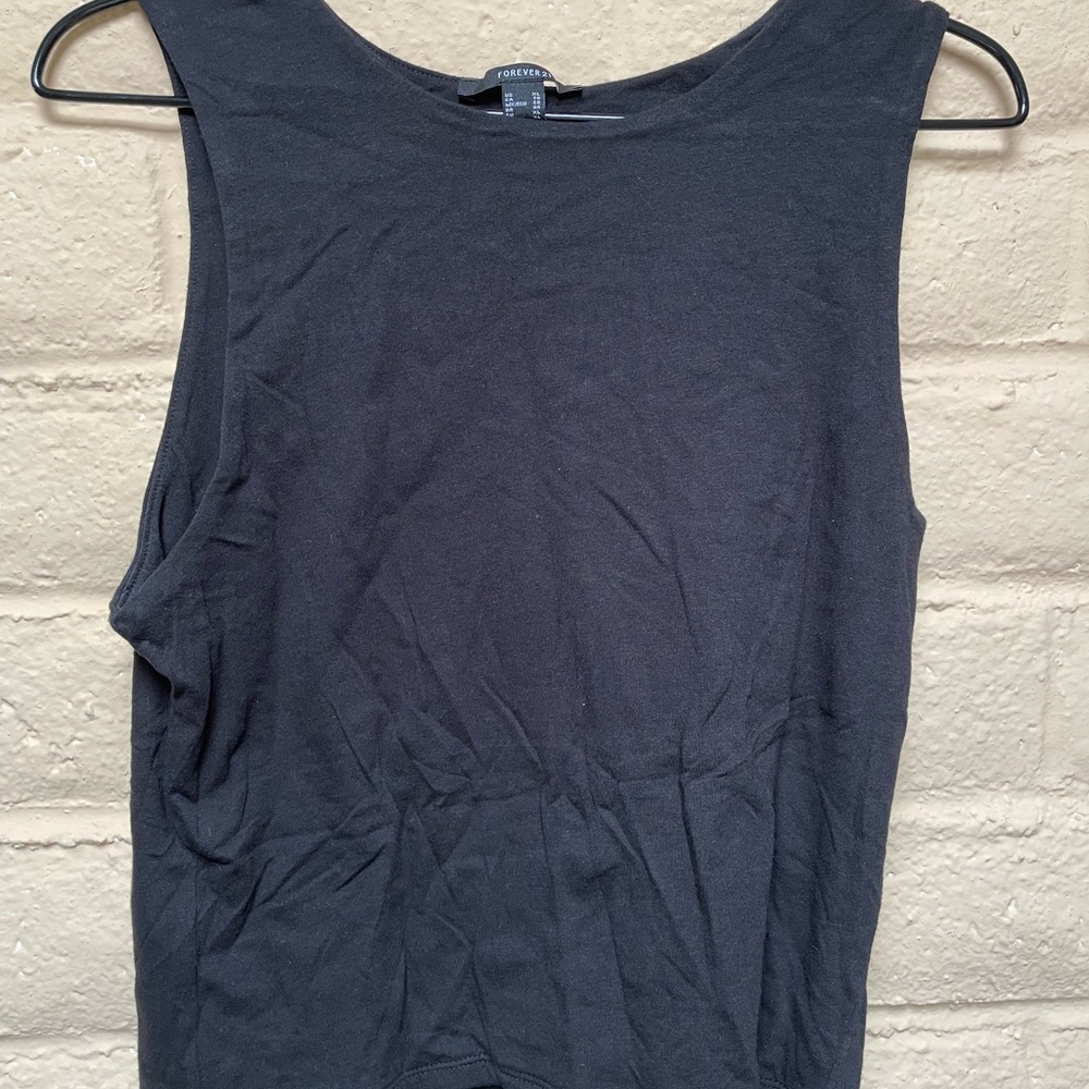 Forever 21 Black Compression Tee
